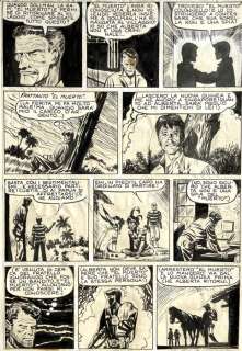 Pratt, Hugo - 1 Original page - Junglemen - L’Ultimo Assalto - 1949 | Catawiki