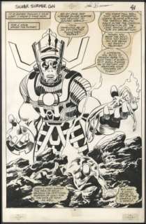 Buscema, John - SILVER SURFER: JUDGMENT DAY (1988) Splash Page | ComicConnect