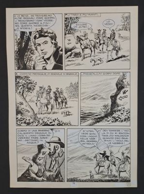 EsseGesse - 1 Original page - Il Comandante Mark: Il Totem dei Cayugas - 1973 | Catawiki