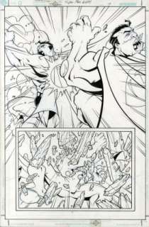 Greene, Sanford - ADVENTURES OF SUPERMAN (1987-2006) #604 Half Splash | ComicConnect