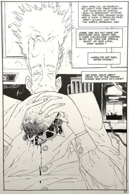 Ted McKeever - 1 Original page - Eddie Current #9 - SPLASH - 1987 | Catawiki
