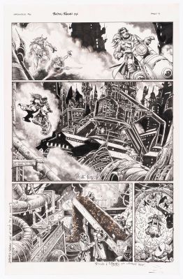 Lot 149 - TIM TRUMAN GRIMJACK: KILLER INSTINCT #2 COMIC BOOK PAGE ORIGINAL ART.