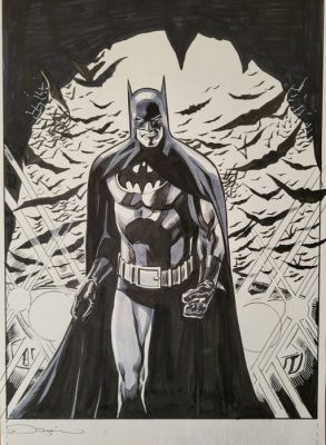 Fernando Dagnino - 1 Original drawing - Batman - Batcave - 2014 | Catawiki