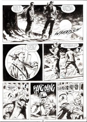 Dotti, Maurizio - 3 Original page - Dampyr #6 - "La costa degli scheletri" - 2000 | Catawiki