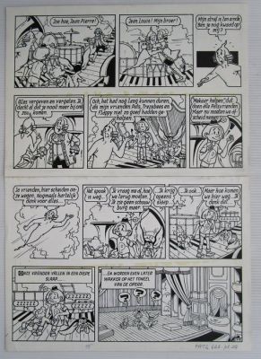 Merho - 1 Original page - Pats - Het spook van de opera - 1976 | Catawiki