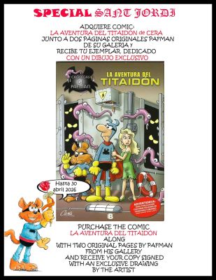 Joaquín Cera | Special Sant Jordi 2026 – La aventura del Titaidón – Cera | Origin Of Comics