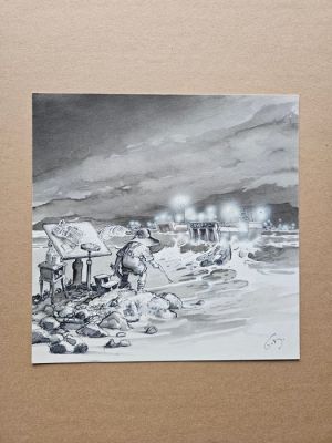 Bourgeon, François - 1 Original drawing - Bourgeon - «A suivre» - 1988 | Catawiki