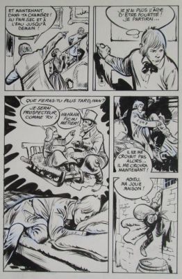 René Follet - 1 Original page - Ivan Zoerin, / Ivan Zourine - Sa première fugue / Leve de Vrijheid (p.2) - 1974 | Catawiki